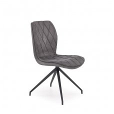 K237 pilka metalinė kėdė