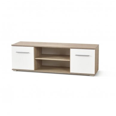 LIMA RTV-1 sonoma oak / white colored TV- stand with drawers 2