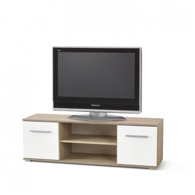 LIMA RTV-1 sonoma oak / white colored TV- stand with drawers