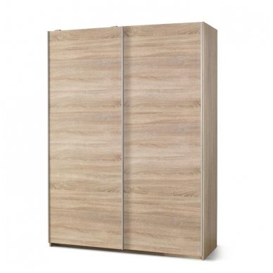 LIMA S-1 sonoma oak colored wardrobe with sliding doors
