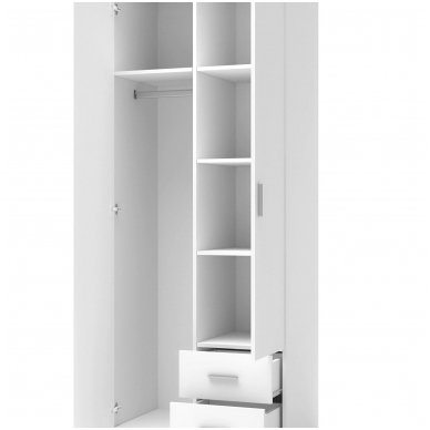 LIMA S-2 two-door wardrobe with drawers 2