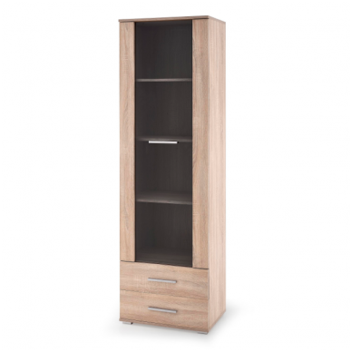LIMA W-1 sonoma oak colored showcase with drawers