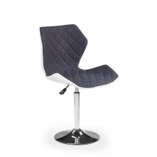 MATRIX 2 grey bar stool with turnover function