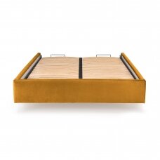MODULO 160 горчичного цвета кровать с ящиком для постельных принадлежностей