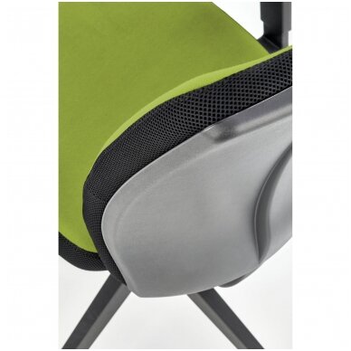 POP green office chair on wheels 2