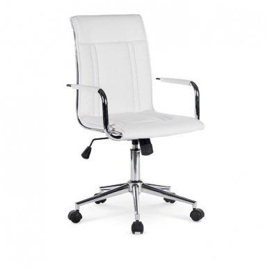 PORTO 2 white office chair on wheels