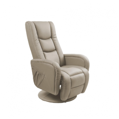 PULSAR cappuccino spalvos kėdė su masažo funkcija