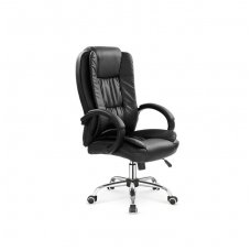 RELAX juoda vadovo biuro kėdė su ratukais