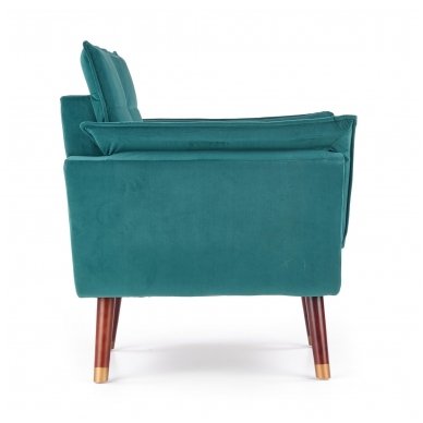 REZZO soft dark green armchair 3