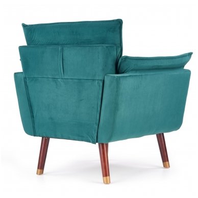 REZZO soft dark green armchair 2