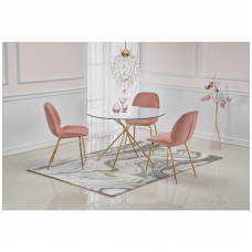 RONDO glass round dining table