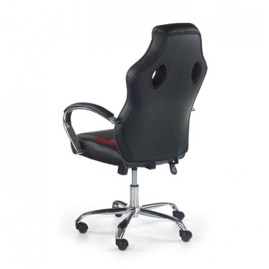 SCROLL red guide office chair on wheels 2