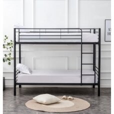 BUNKY 90 двухъярусная черная кровать для спальни