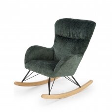 CASTRO dark green swinging armchair