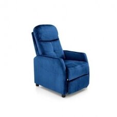 FELIPE 2 синee кресло с раскладной подставкой для ног