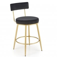 H-115 black bar stool