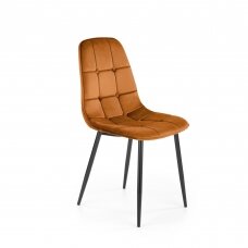 K417 cinamono spalvos metalinė kėdė