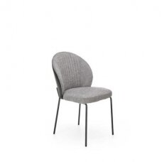 K471 pilka metalinė kėdė