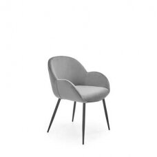 K480 pilka metalinė kėdė