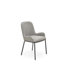 K481 pilka metalinė kėdė