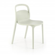 K490 mėtų spalvos plastikinė kėdė