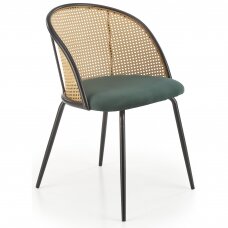 K508 tamsiai žalia kėdė