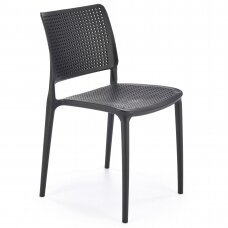 K514 juoda plastikinė kėdė