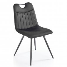 K521 juoda metalinė kėdė
