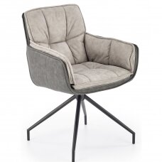 K523 grey metal chair