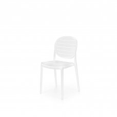 K529 balta plastikinė kėdė