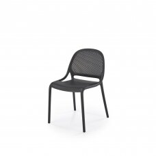 K532 black plastic chair