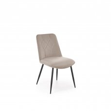 K539 smėlio spalvos metalinė kėdė