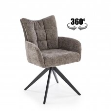 K540 grey metal chair with rotation function