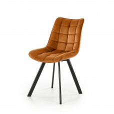 K332 cinamono spalvos metalinė kėdė