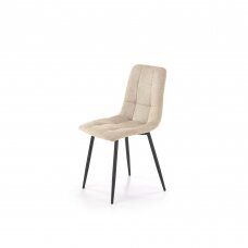 K560 smėlio spalvos metalinė kėdė