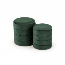 PACHO dark green pouf with storage box