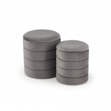 PACHO gray pouf with storage box