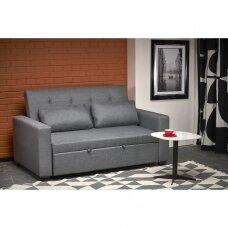 PAULINIO grey folding sofa