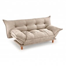 PILLOW folding soft beige sofa