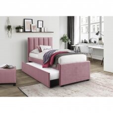 RUSSO 90 розовая двухместная кровать