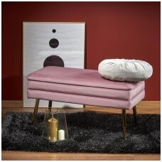 VELVA pink bench container