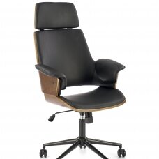 WEBER juoda biuro kėdė su ratukais