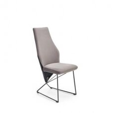 K485 pilka metalinė kėdė