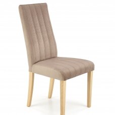 DIEGO 3 smėlio spalvos medinė kėdė