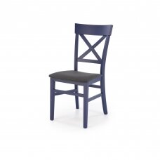 TUTTI 2 tamsiai mėlyna medinė kėdė