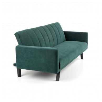 ARMANDO tamsiai žalia išskleidžiama minkšta sofa 3
