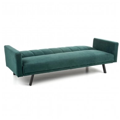 ARMANDO tamsiai žalia išskleidžiama minkšta sofa 4