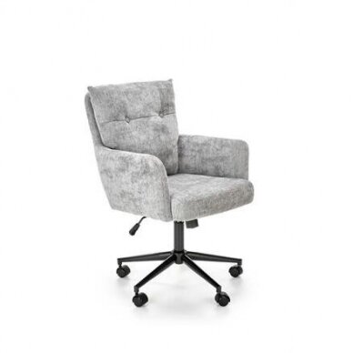 FLORES light grey office chair on wheels