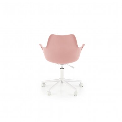 GASLY rožinė vaikiška kėdė su ratukais 4