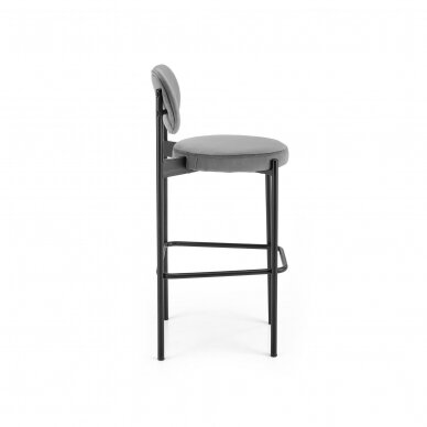 H-108 gray bar stool 3